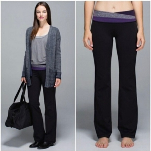 🍋Lululemon Tri Geo/Herringbone Reversible Tights 8 - Picture 2 of 9